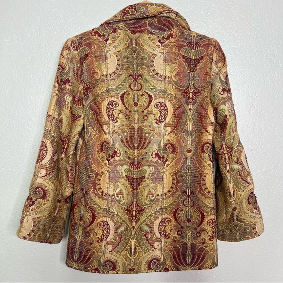 VTG Painted Pony Tapestry Jacket sz small - Picture 6 of 7